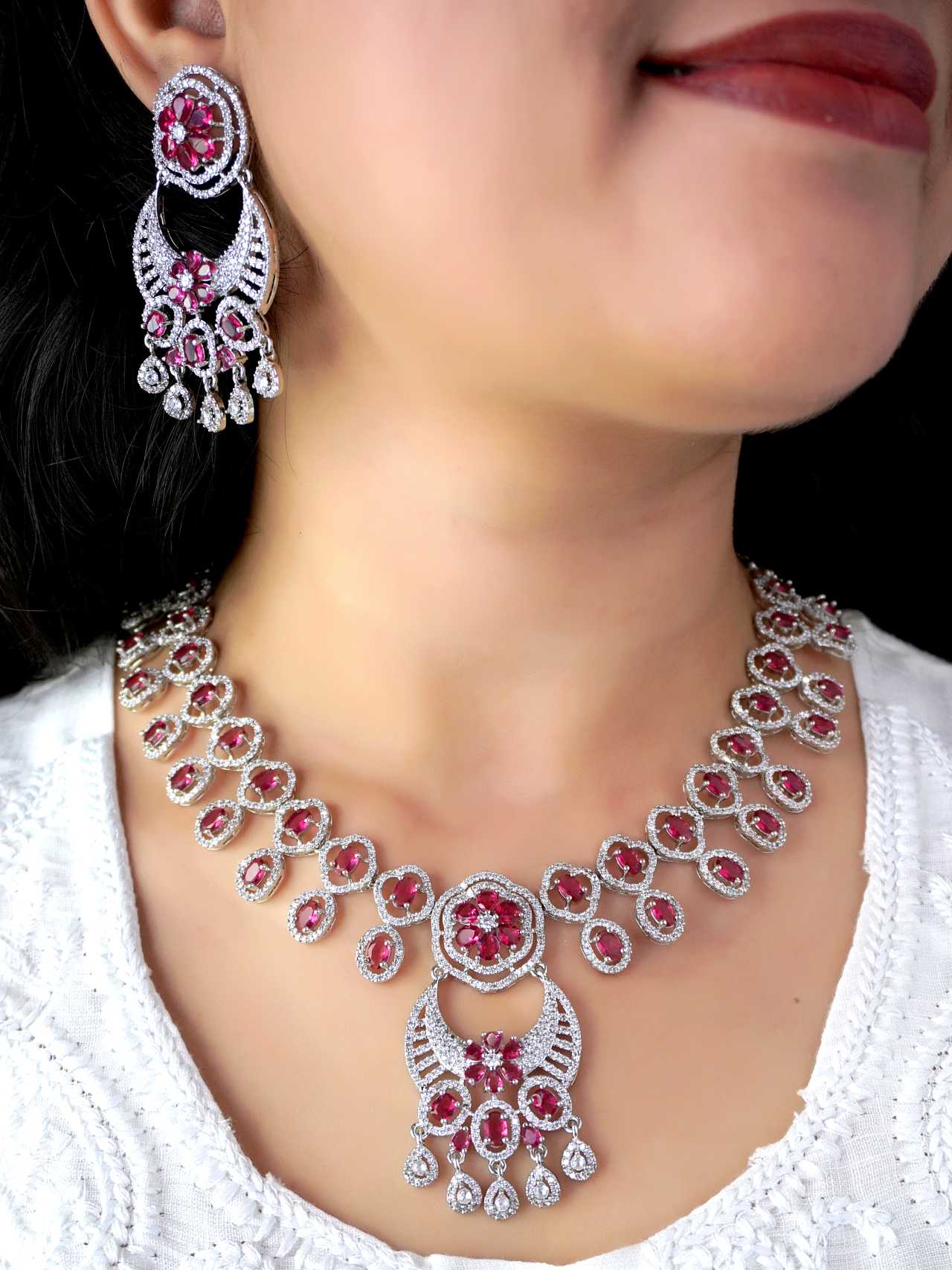 Ruby Juliette Zirconia Jewellery Set