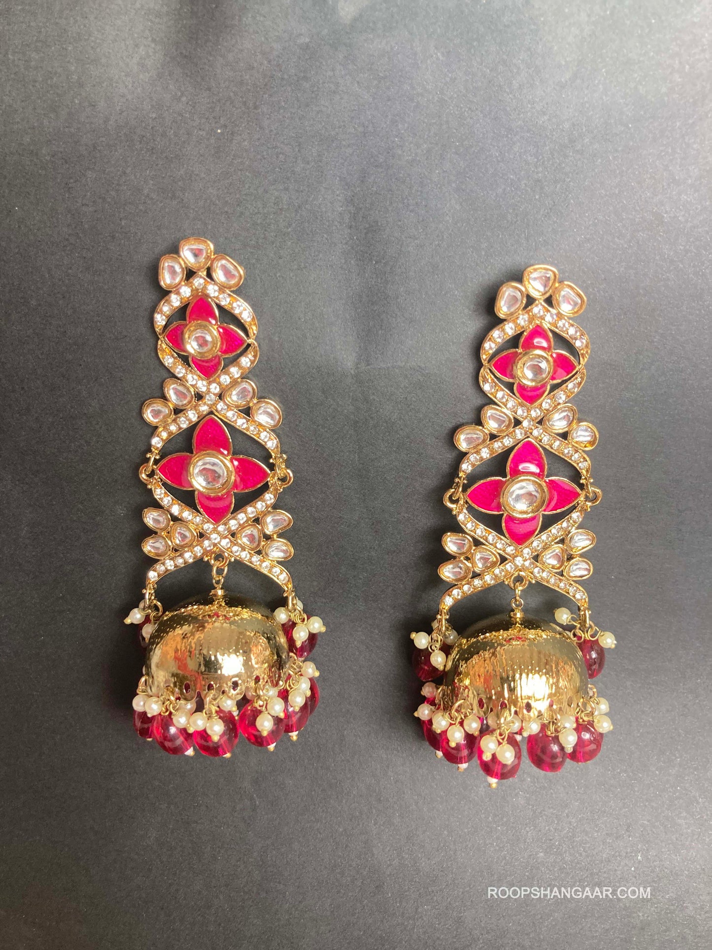 Ruby Taruni Jhumkis