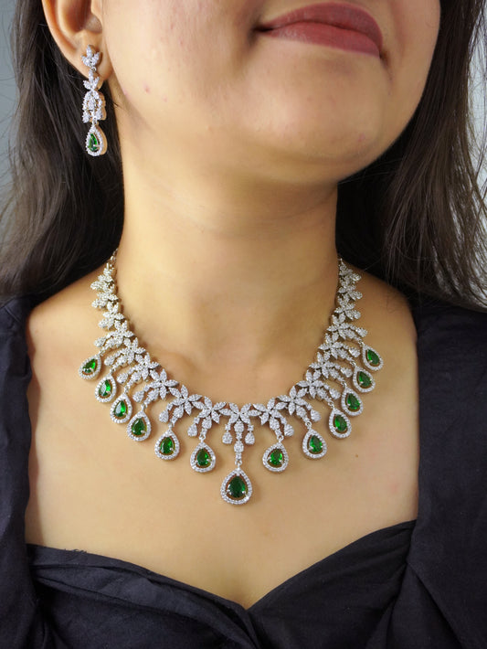 Green Sophie Zirconia Jewellery Set