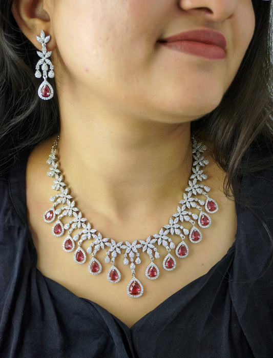 Ruby Sophie Zirconia Jewellery Set