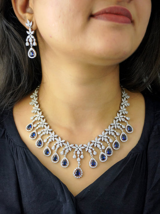 Blue Sophie Zirconia Jewellery Set