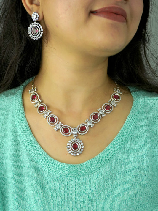 Ruby Margot Zirconia Jewellery Set