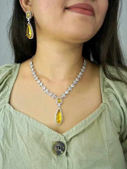 Lemon Lauren Zirconia Jewellery Set