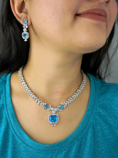 Aqua Jennifer Zirconia Jewellery Set