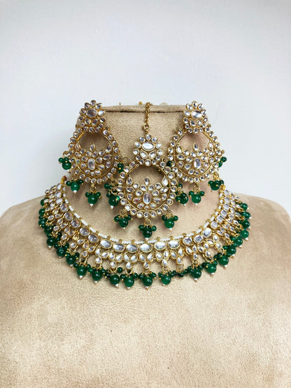 Emerald Isha Jewellery Set