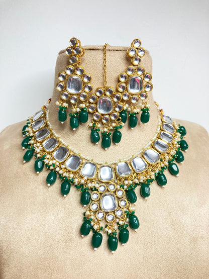Emerald Shalini Jewellery Set