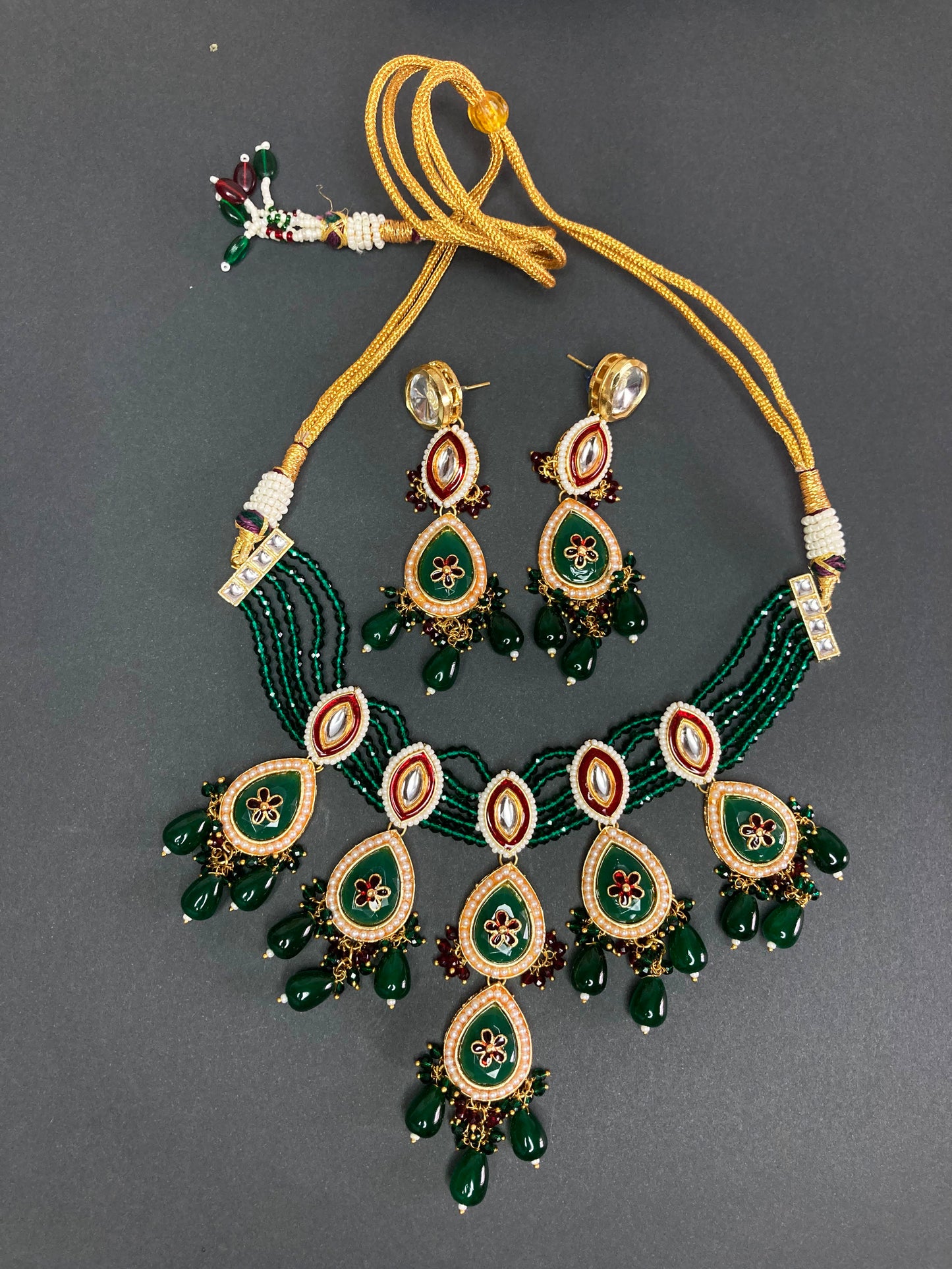 Emerald Sudipa Jewellery Set
