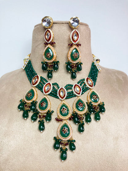 Emerald Sudipa Jewellery Set