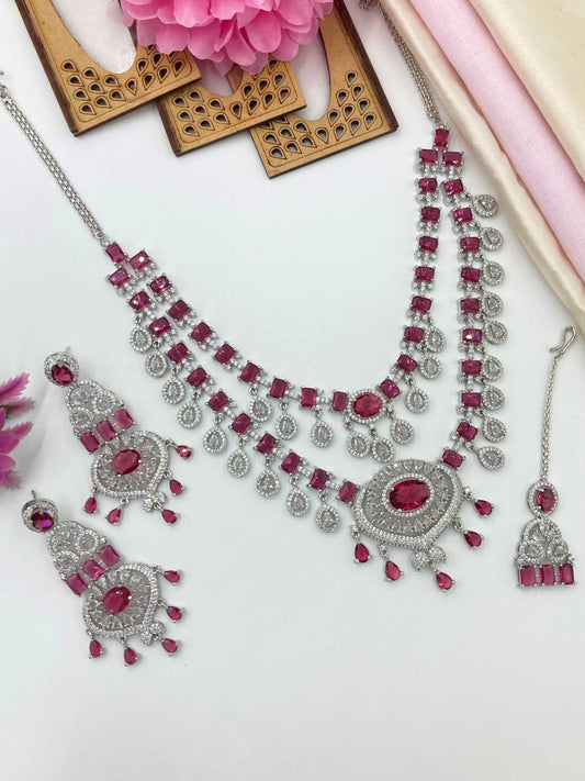 Ruby Fiona Zirconia Jewellery Set