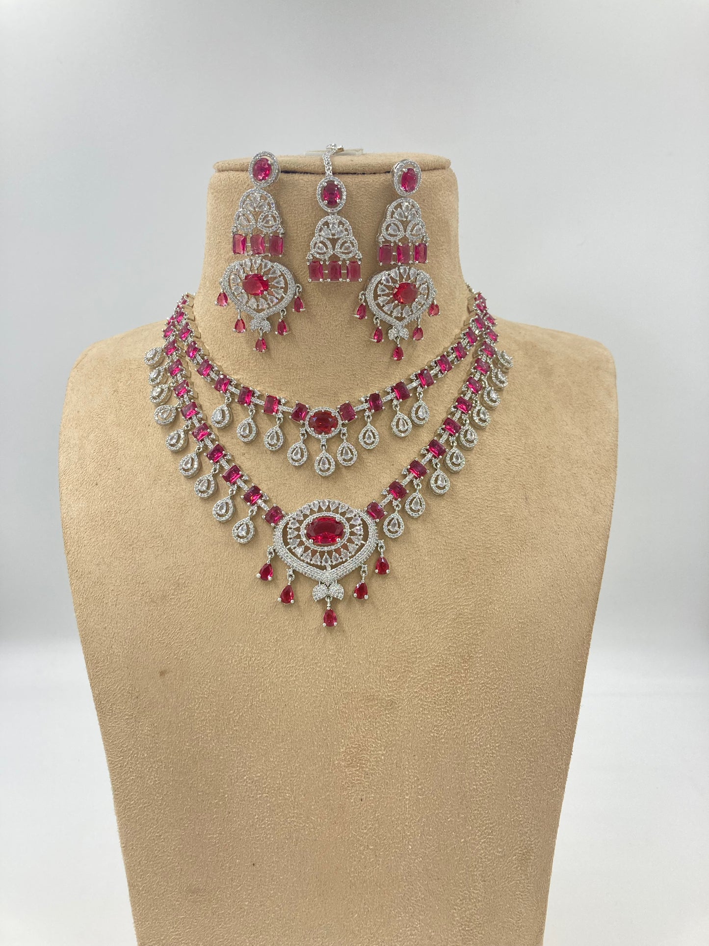 Ruby Fiona Zirconia Jewellery Set