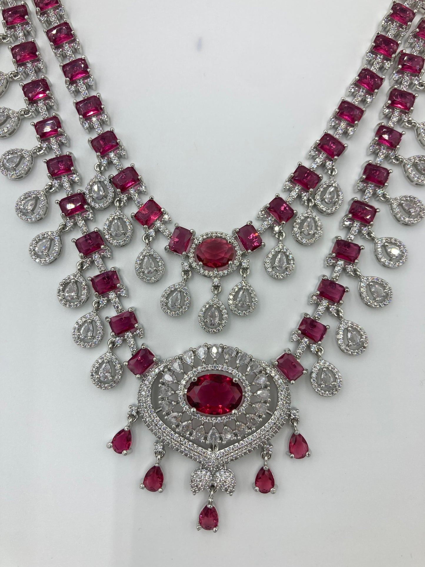 Ruby Fiona Zirconia Jewellery Set