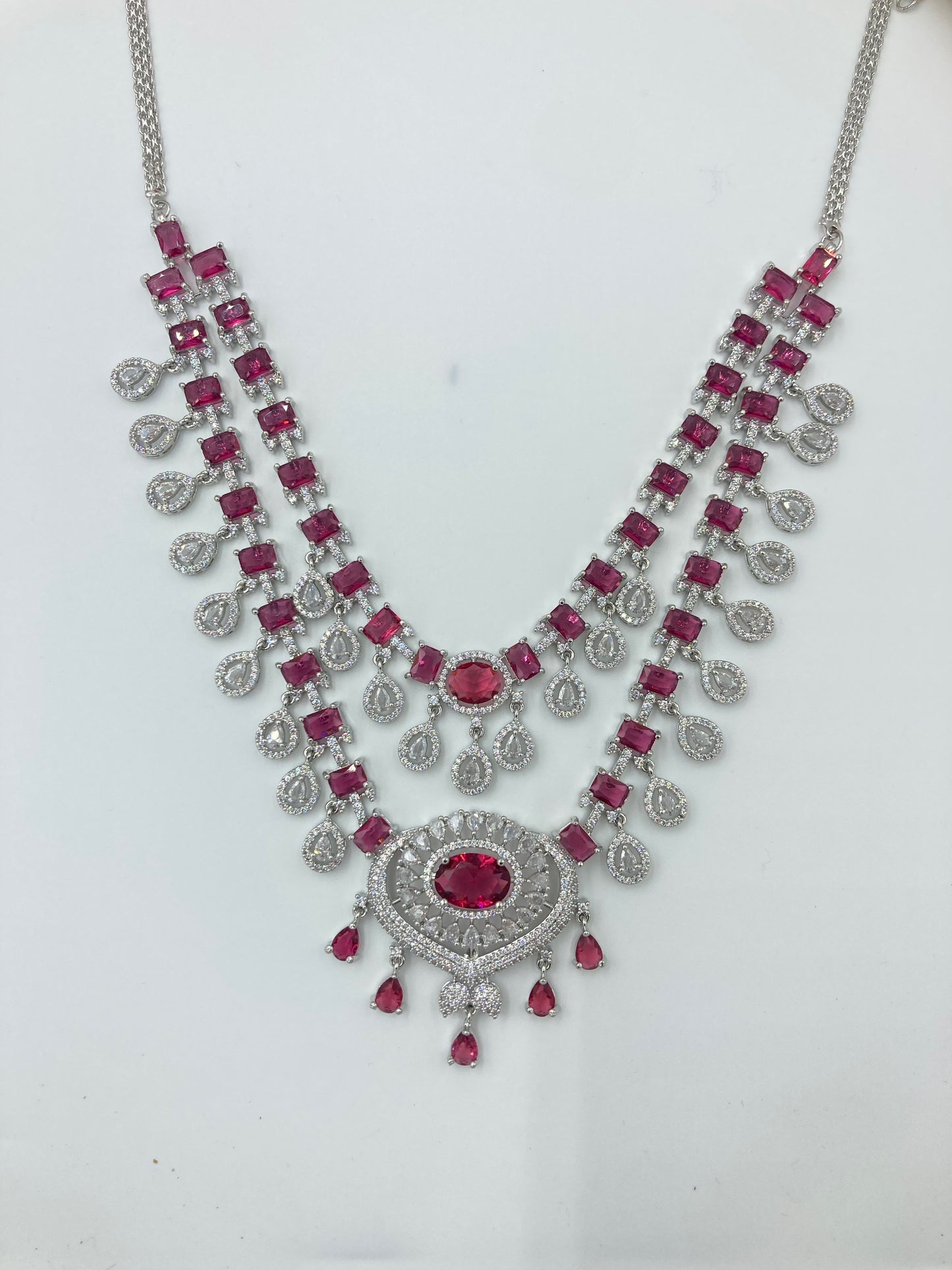 Ruby Fiona Zirconia Jewellery Set