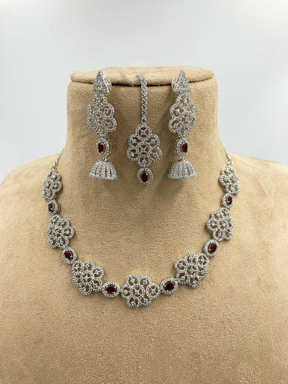 Ruby Keira Zirconia Jewellery Set