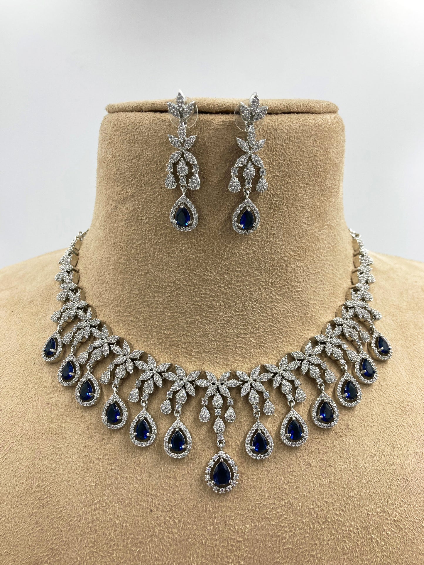 Blue Sophie Zirconia Jewellery Set