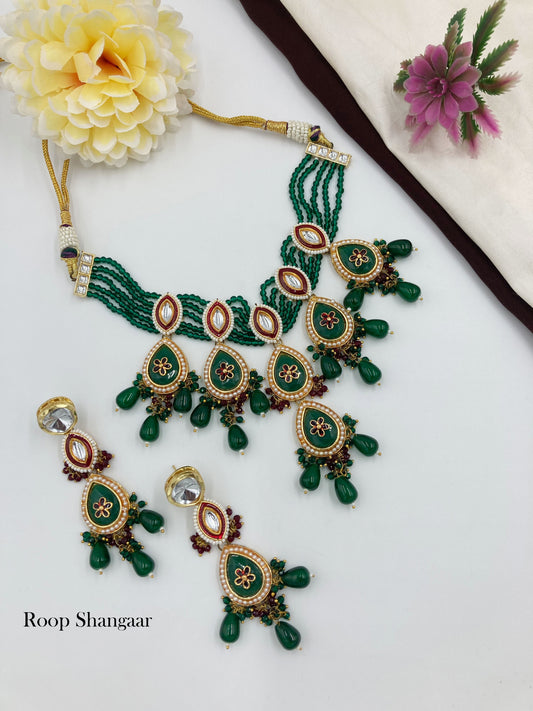 Emerald Sudipa Jewellery Set