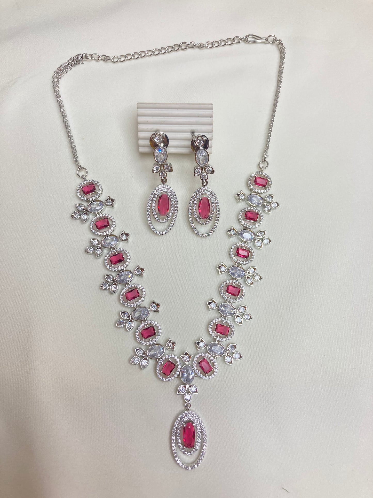Ruby Isla Zirconia Jewellery Set