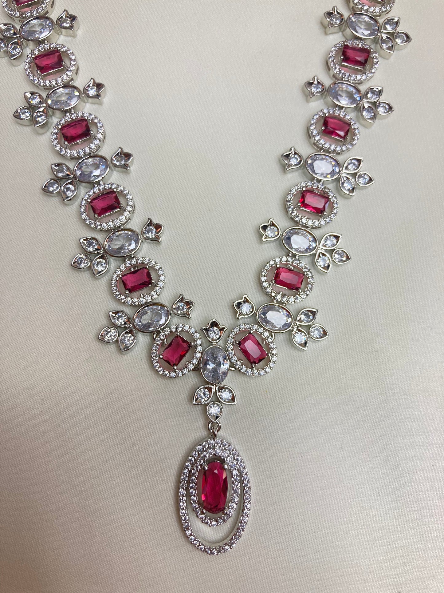 Ruby Isla Zirconia Jewellery Set