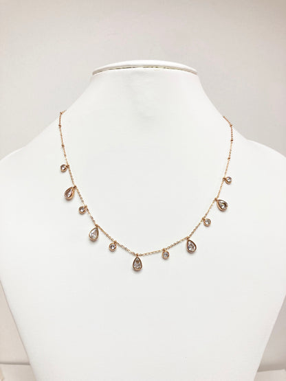 Rose Gold Jasmine Necklace