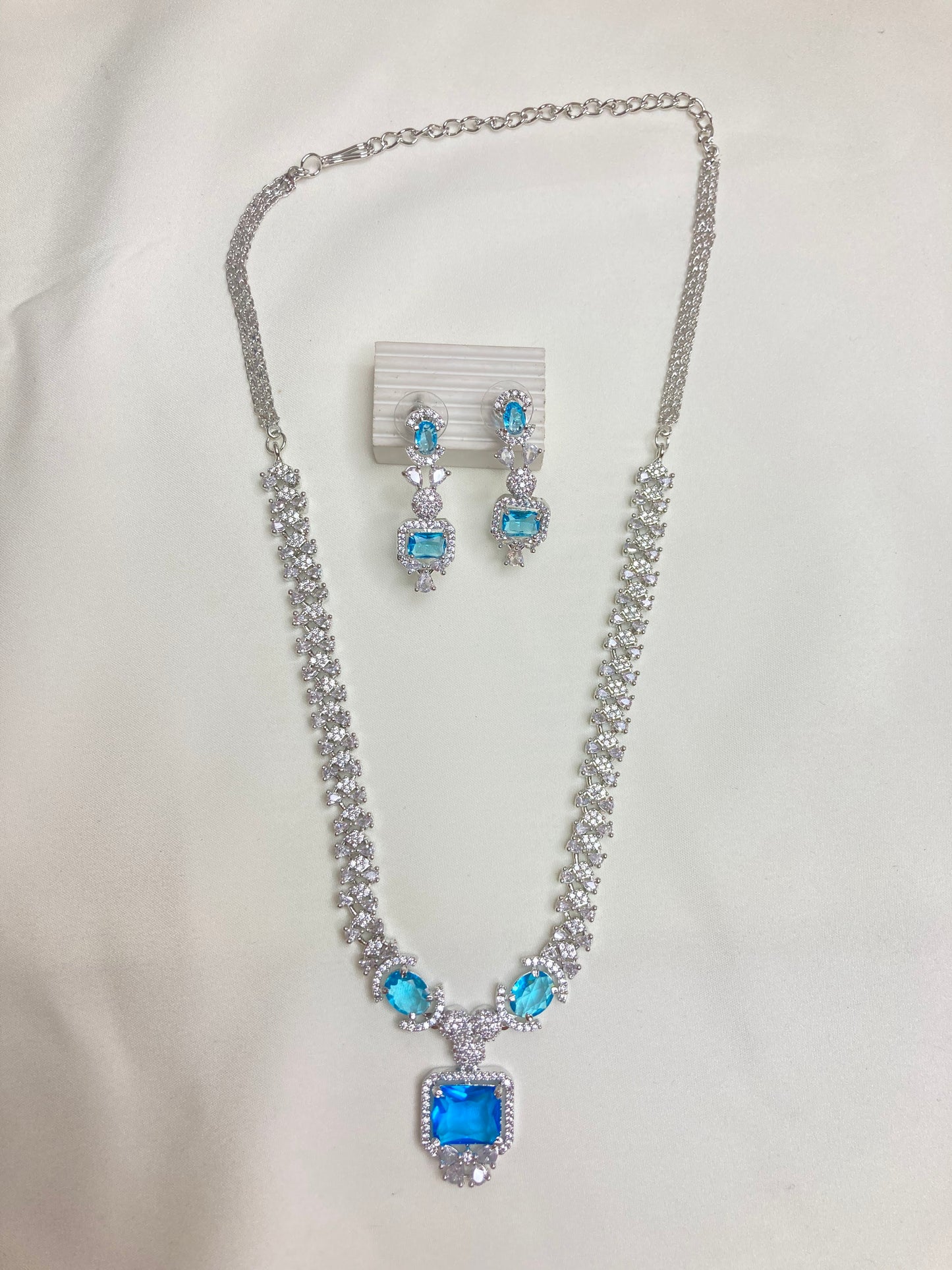 Aqua Jennifer Zirconia Jewellery Set