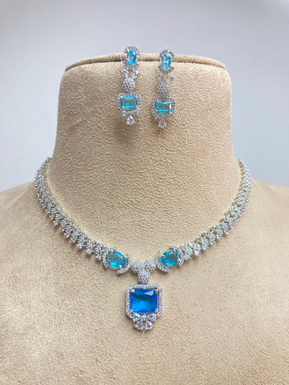 Aqua Jennifer Zirconia Jewellery Set
