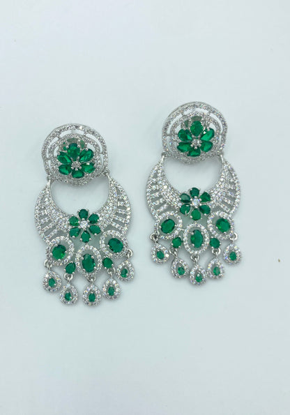 Emerald Green Juliette Zirconia Jewellery Set