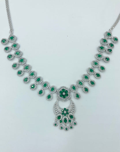 Emerald Green Juliette Zirconia Jewellery Set