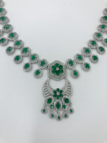 Emerald Green Juliette Zirconia Jewellery Set