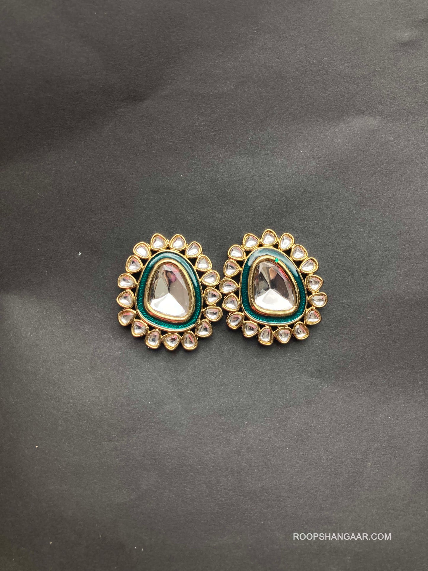 Emerald Kalyani Studs