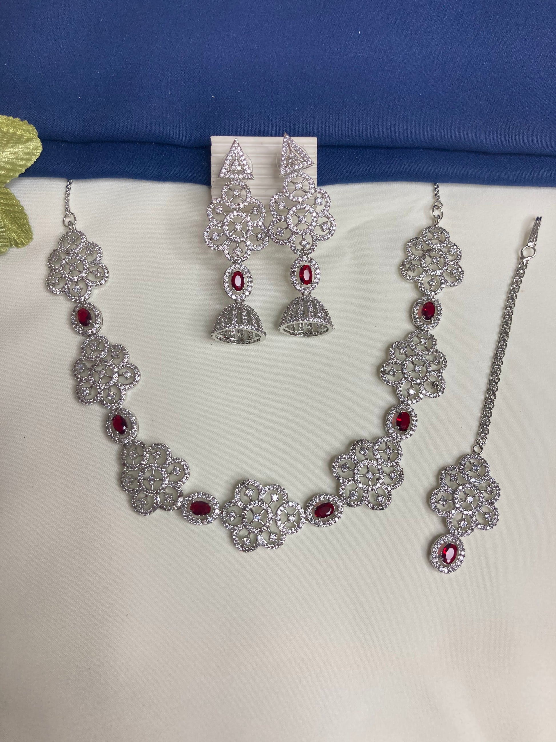 KeiraRubyZirconiaJewellerySet1349-1