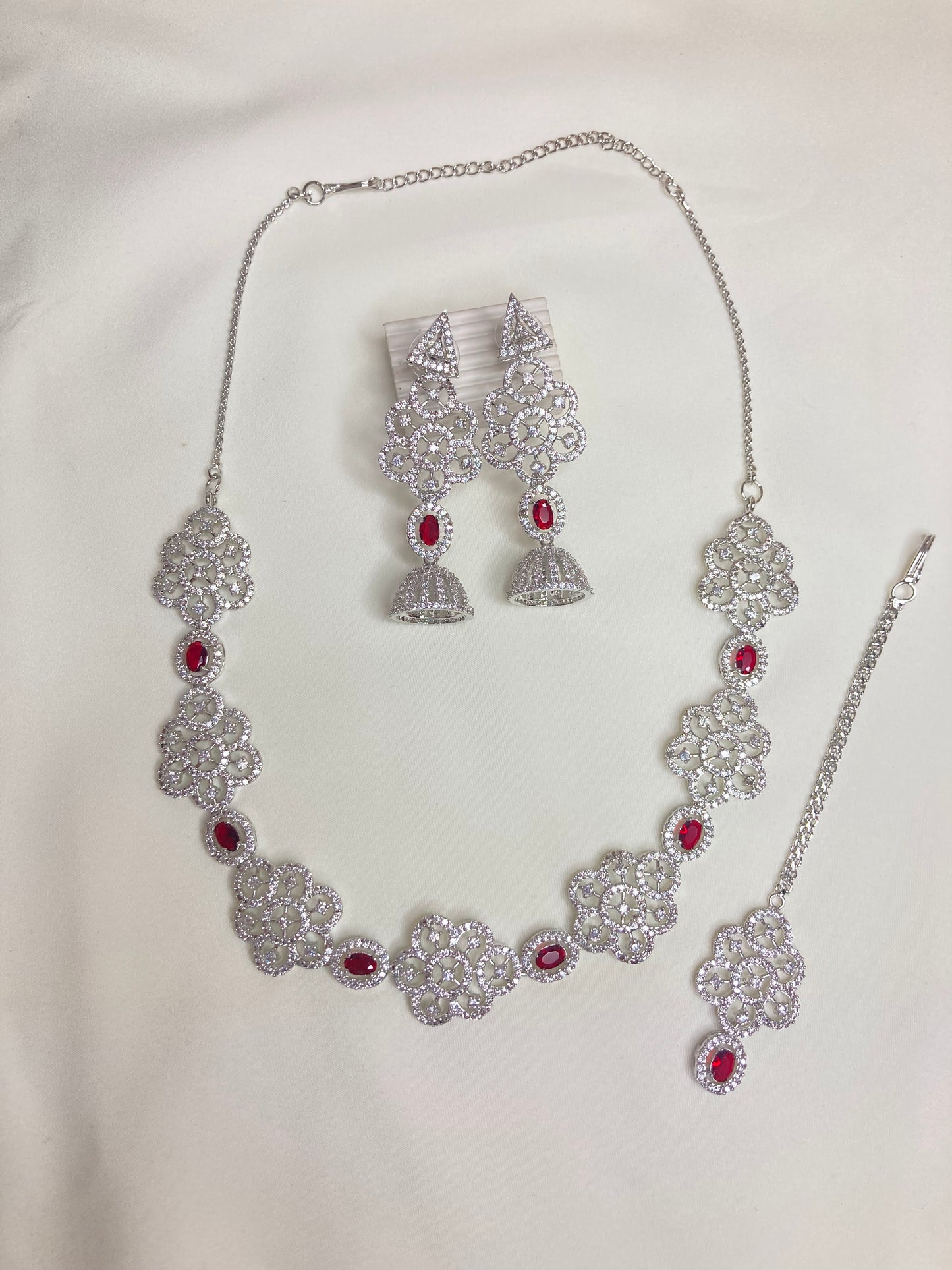 Ruby Keira Zirconia Jewellery Set