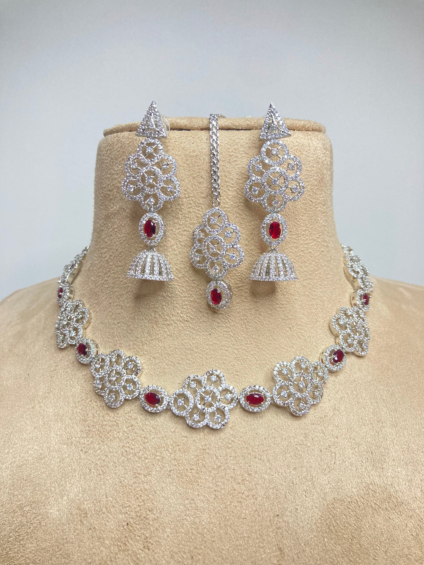 Ruby Keira Zirconia Jewellery Set