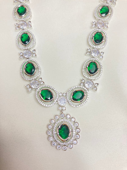 Green Margot Zirconia Jewellery Set