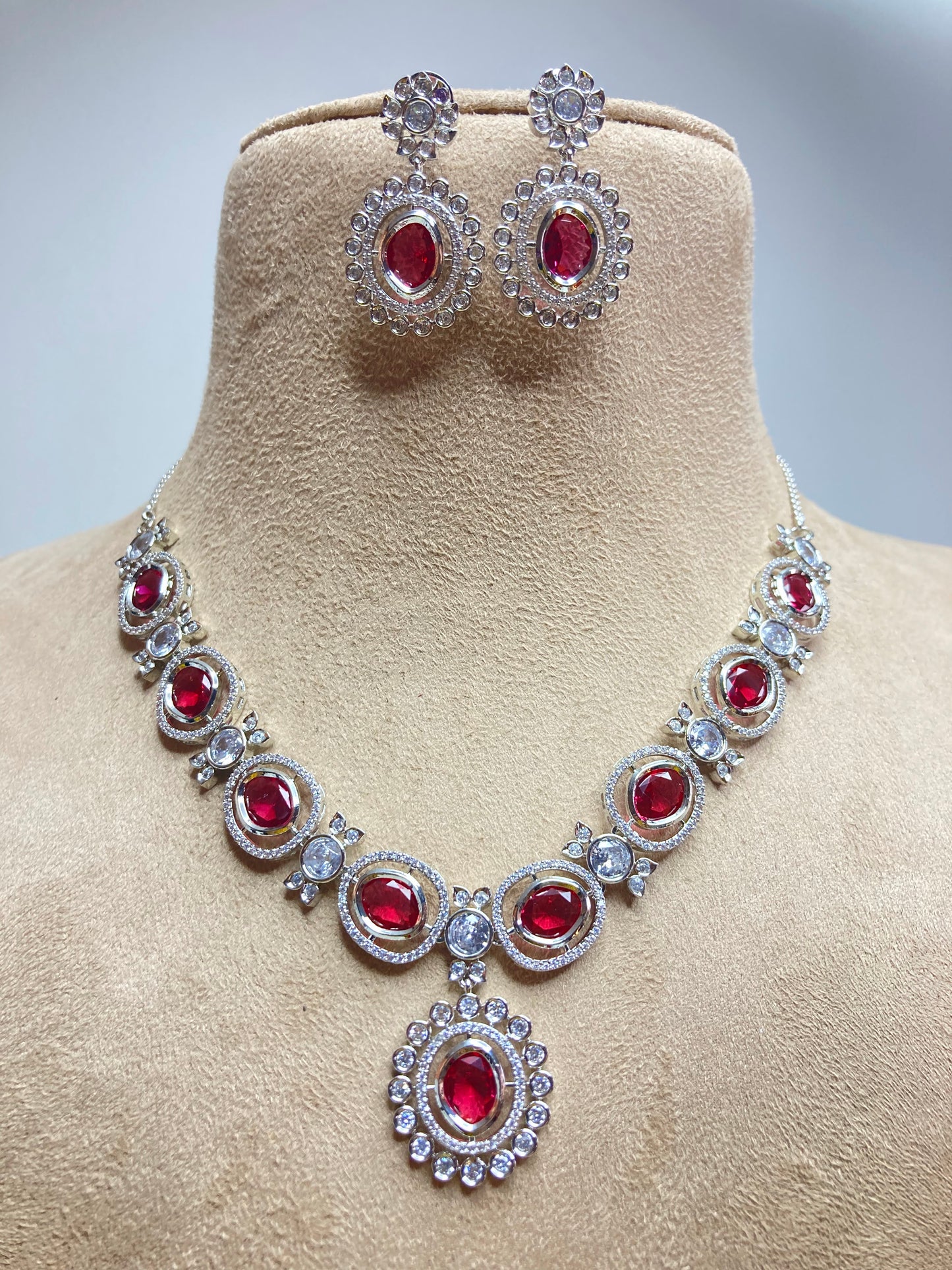 Ruby Margot Zirconia Jewellery Set