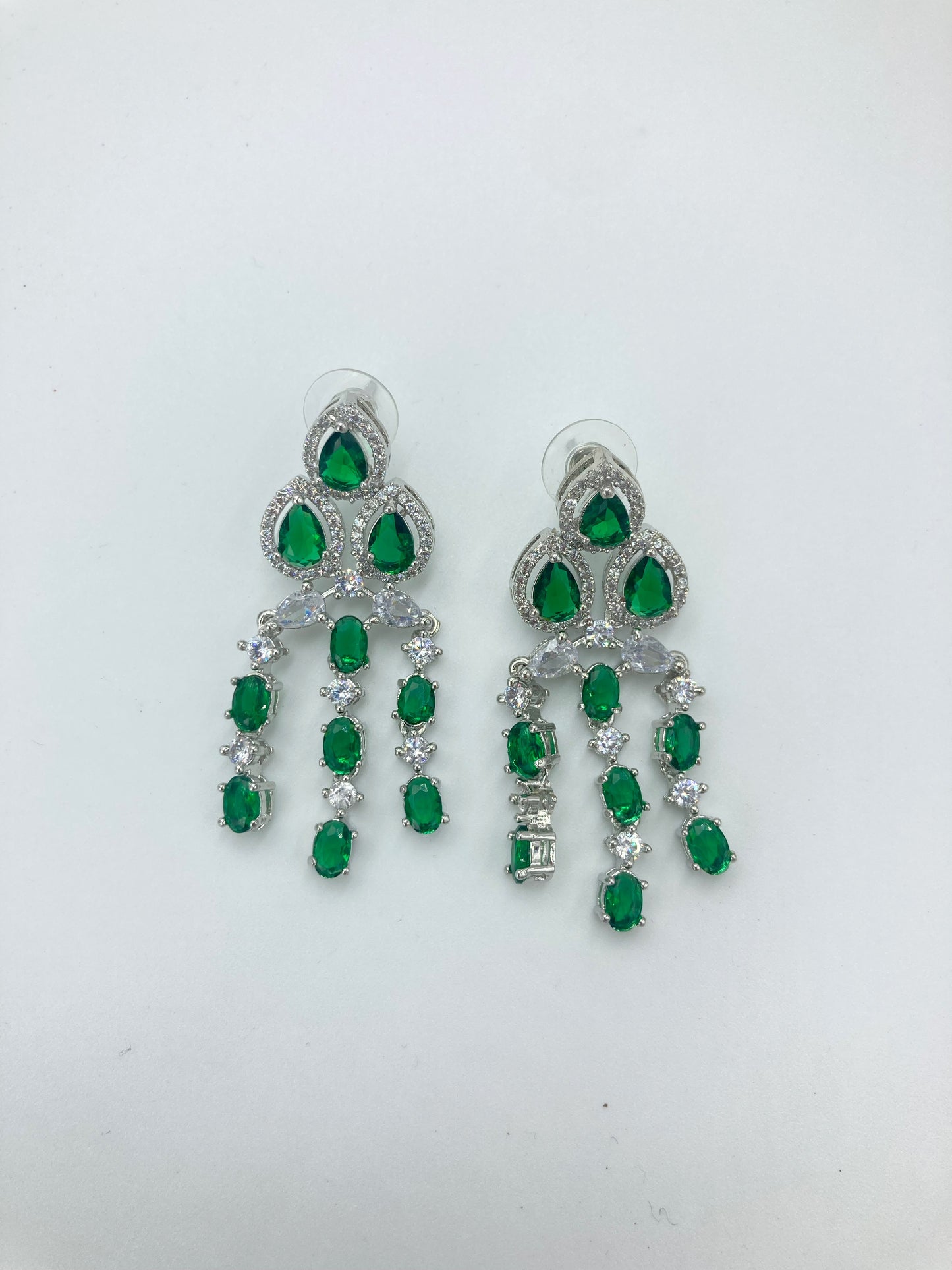 Emerald Green Megan Zirconia Jewellery Set