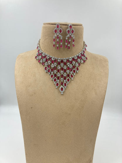 Ruby Megan Zirconia Jewellery Set