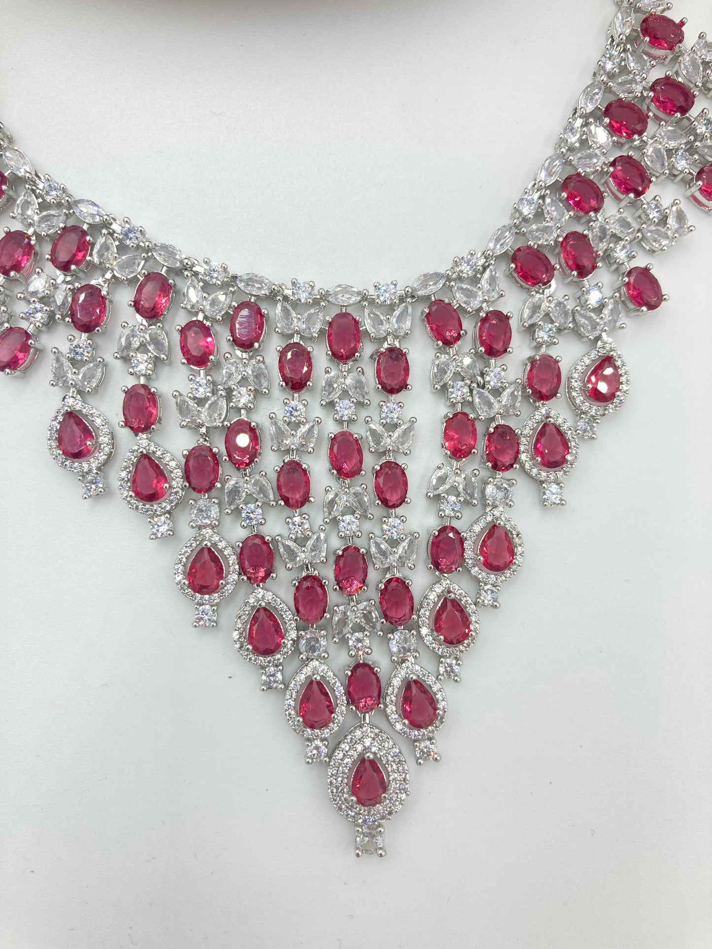 Ruby Megan Zirconia Jewellery Set