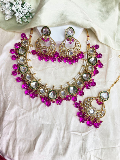 Purple Grishma Jewellery Set