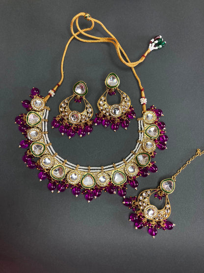 Purple Grishma Jewellery Set