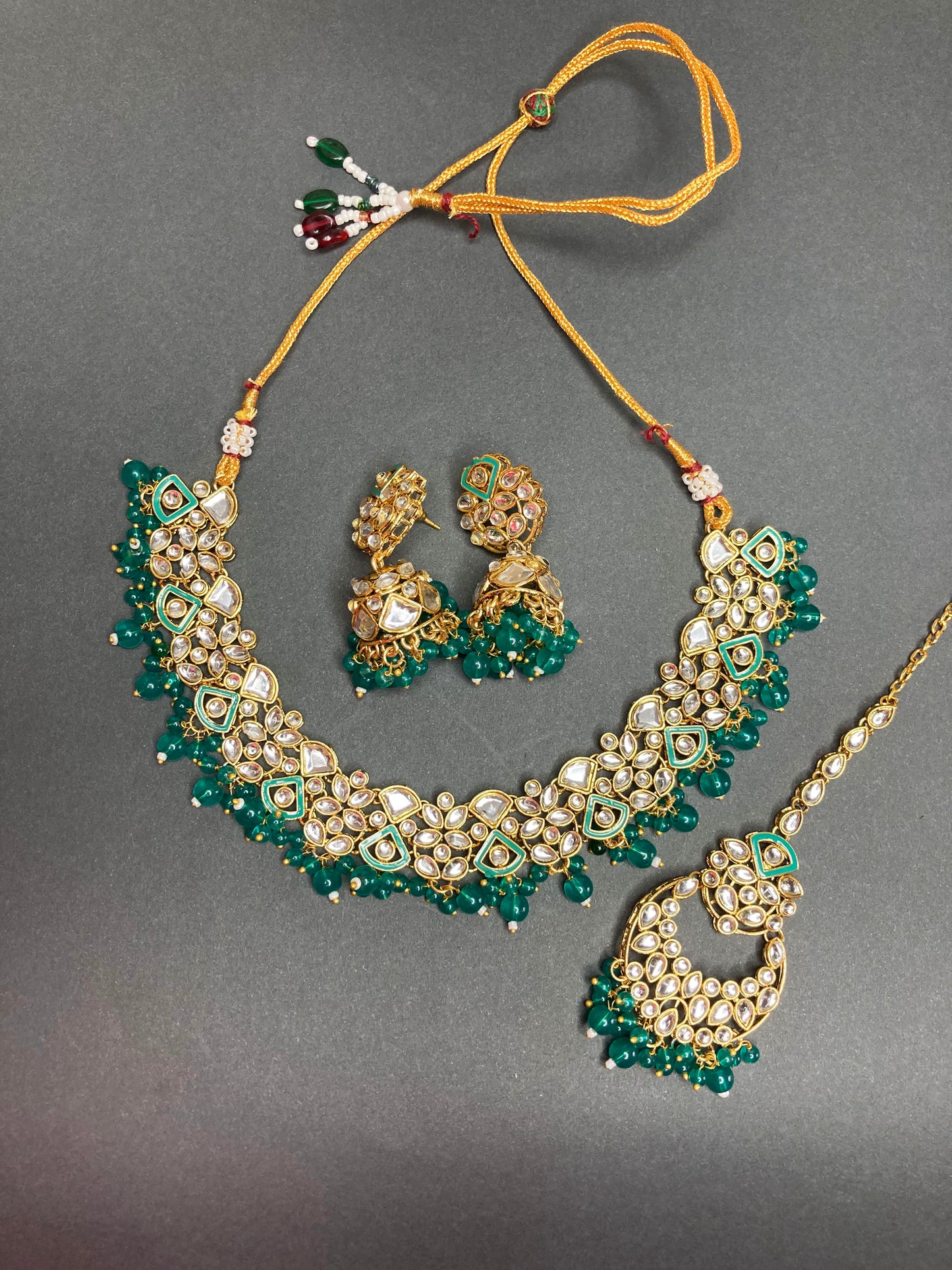 Rama Green Aruna Jewellery Set