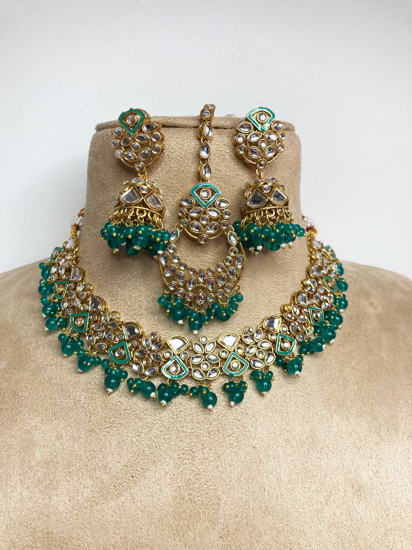 Rama Green Aruna Jewellery Set