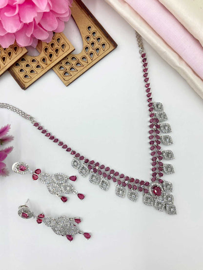 Ruby Rebecca Zirconia Jewellery Set