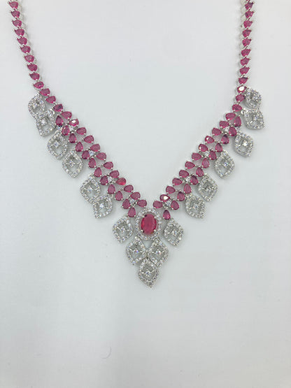 Ruby Rebecca Zirconia Jewellery Set