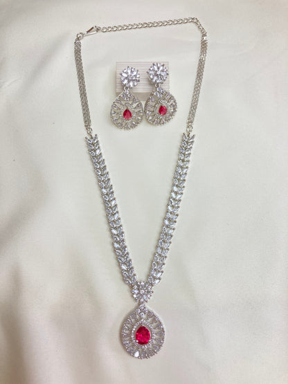 Ruby Sienna Zirconia Jewellery Set