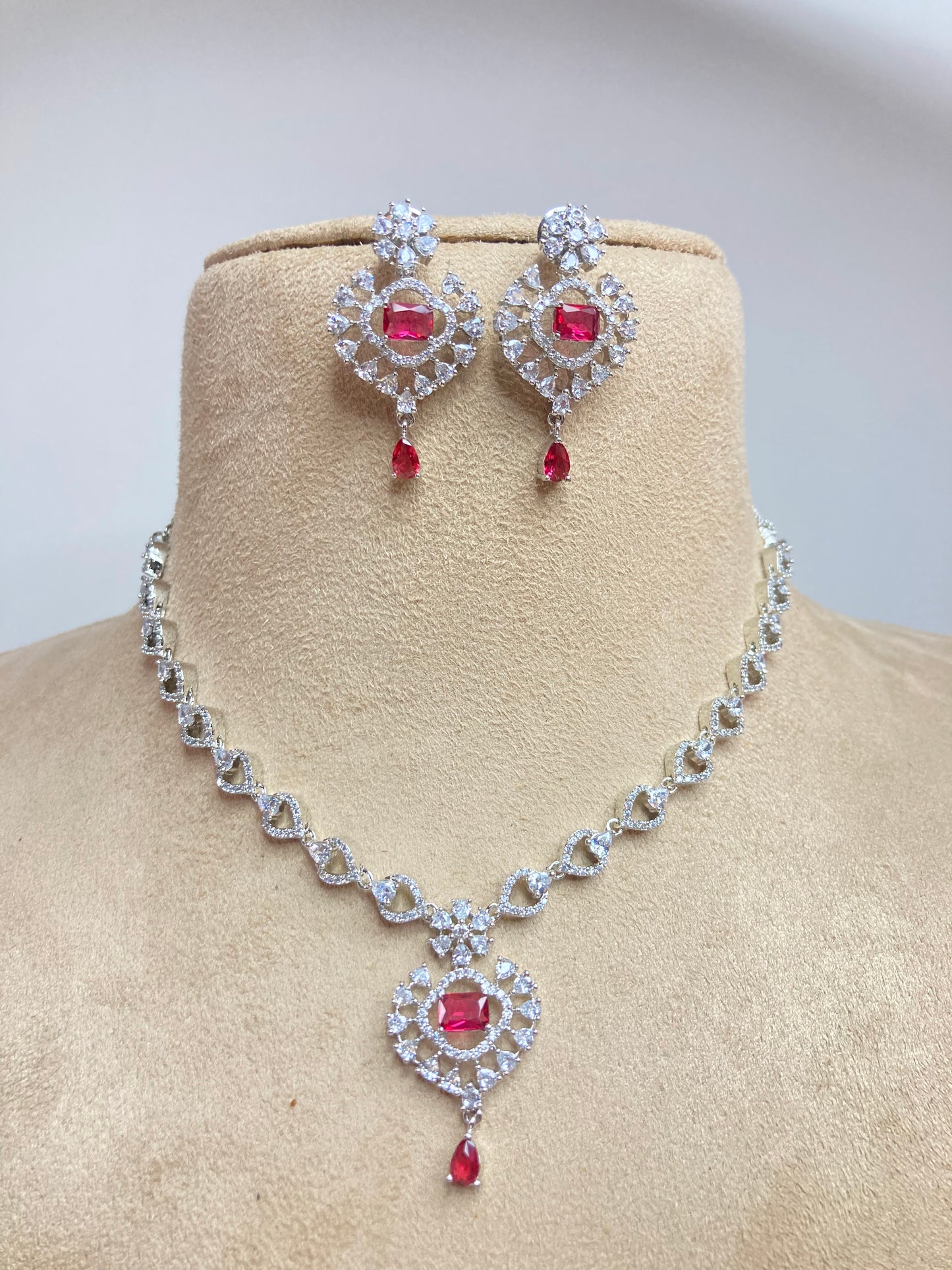 Ruby Sophia Zirconia Jewellery Set