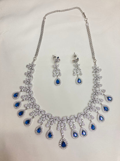 Blue Sophie Zirconia Jewellery Set