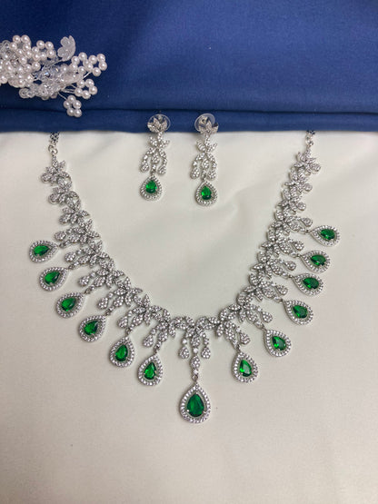 Green Sophie Zirconia Jewellery Set