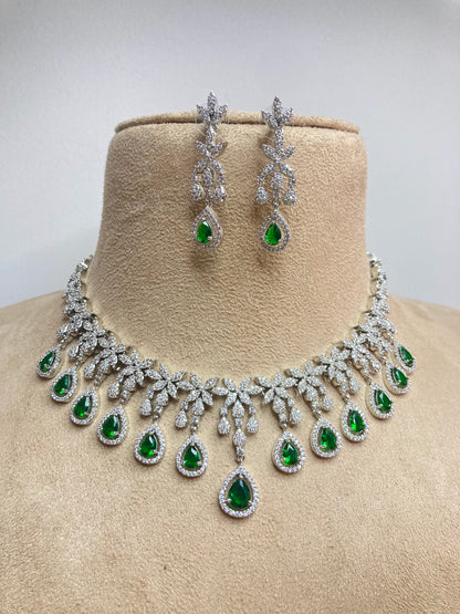 Green Sophie Zirconia Jewellery Set