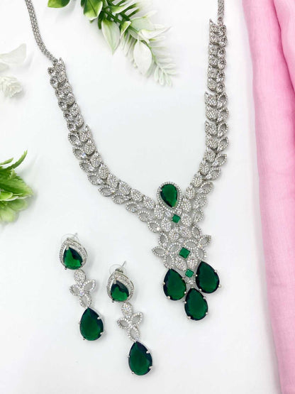 ZaraEmeraldZirconiaJewellerySet