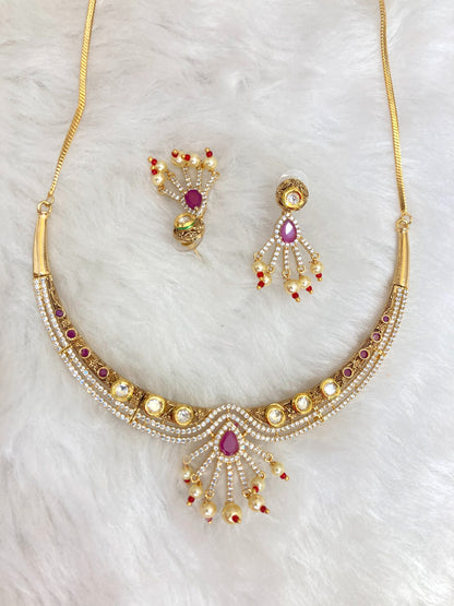 Aparna Diamond Necklace Set