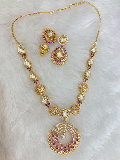 Anika Diamond Necklace Set
